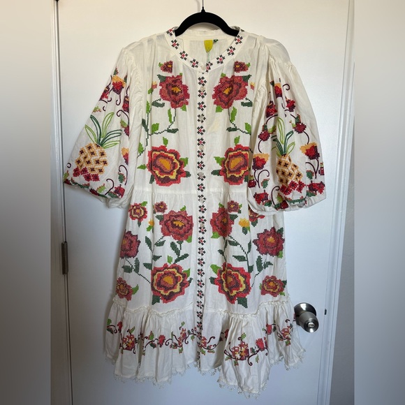 FARM Rio Multicolor Embroidered Dress - Picture 3 of 4